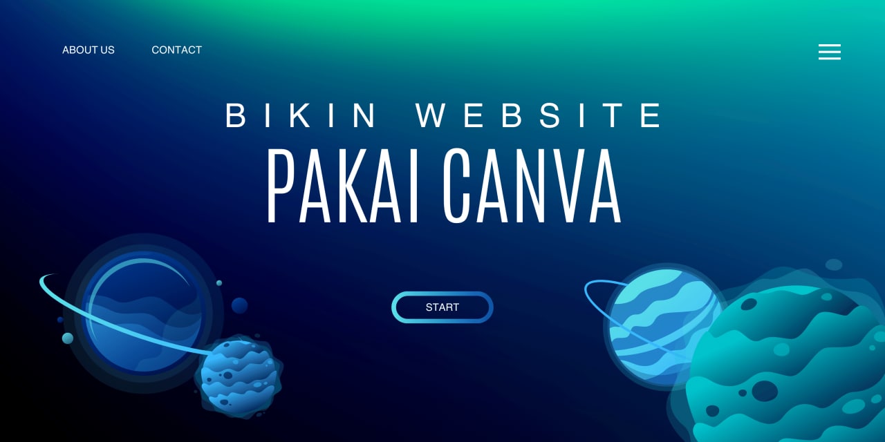 Bikin Website Pakai Canva